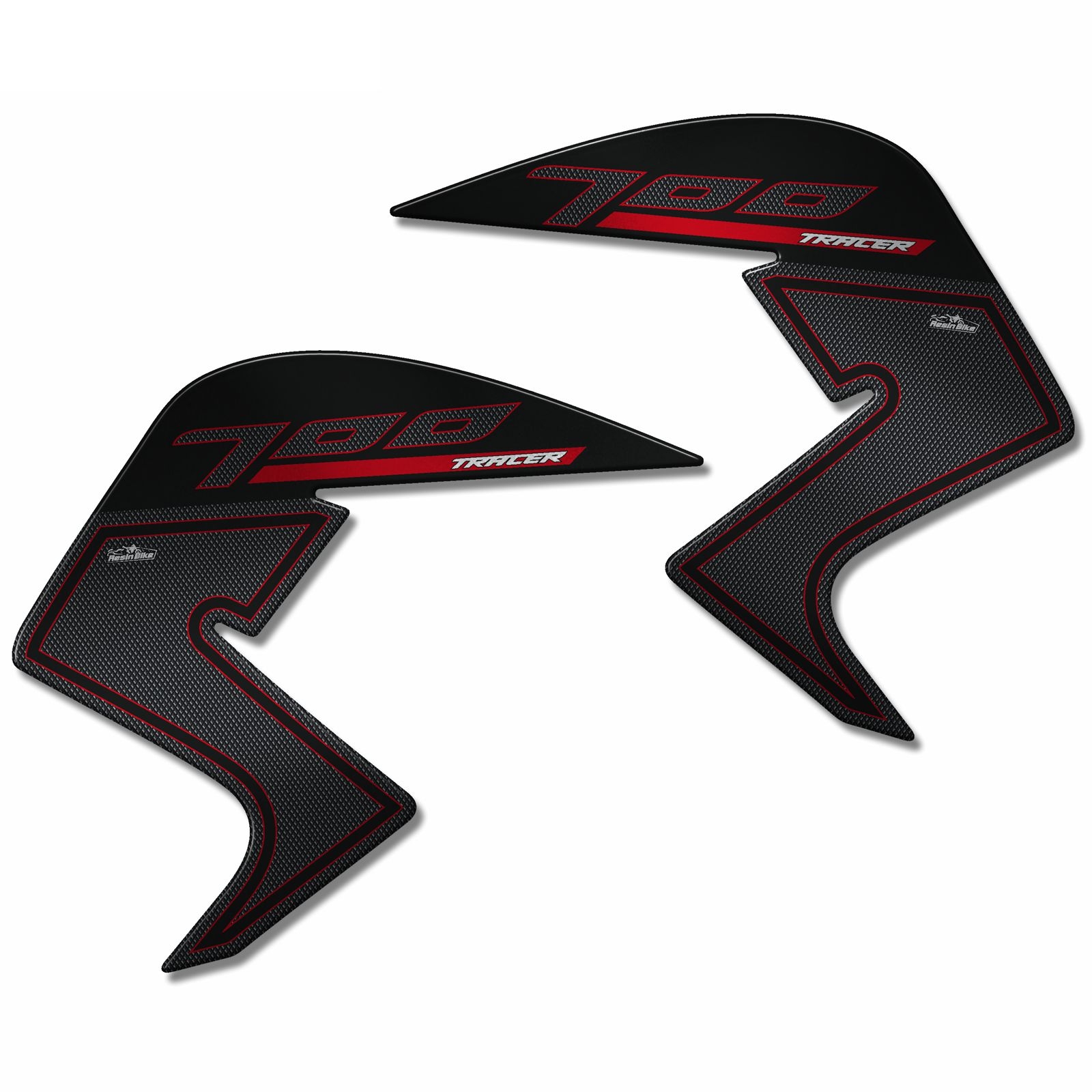 Protezioni Laterali 01 Adesivi 3d Compatibili Con Yamaha Tracer 700 2019 Red