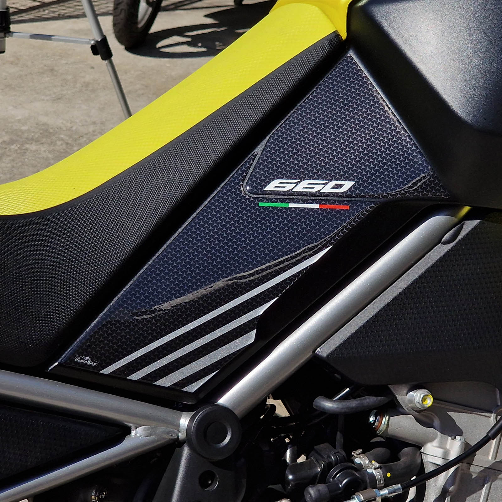 Resin Bike Aufkleber Für Aprilia Tuareg 660 – 3D-Harzschutz Gegen Kratzer & Stöße – Made In Italy