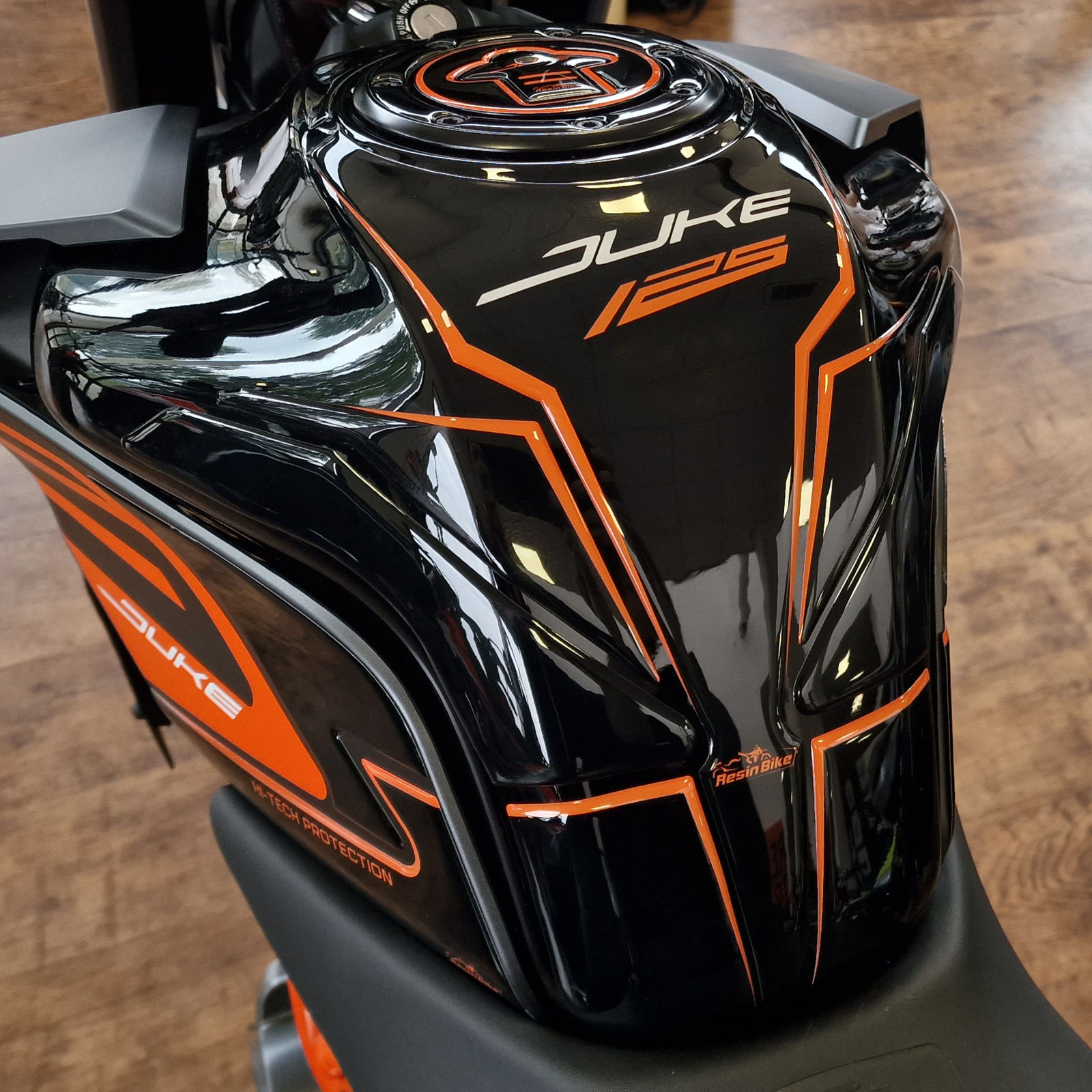 3D Resin Tank Protection Stickers For KTM 890 Duke 2021 - Made In Italy Motorcycle Decals