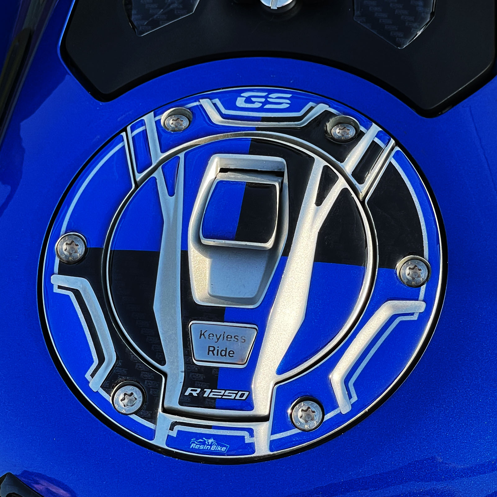 3D-Tankdeckel-Aufkleber Für BMW R 1250 GS Trophy Keyless Ride – Aus Kunstharz, Inkl. Montageanleitung