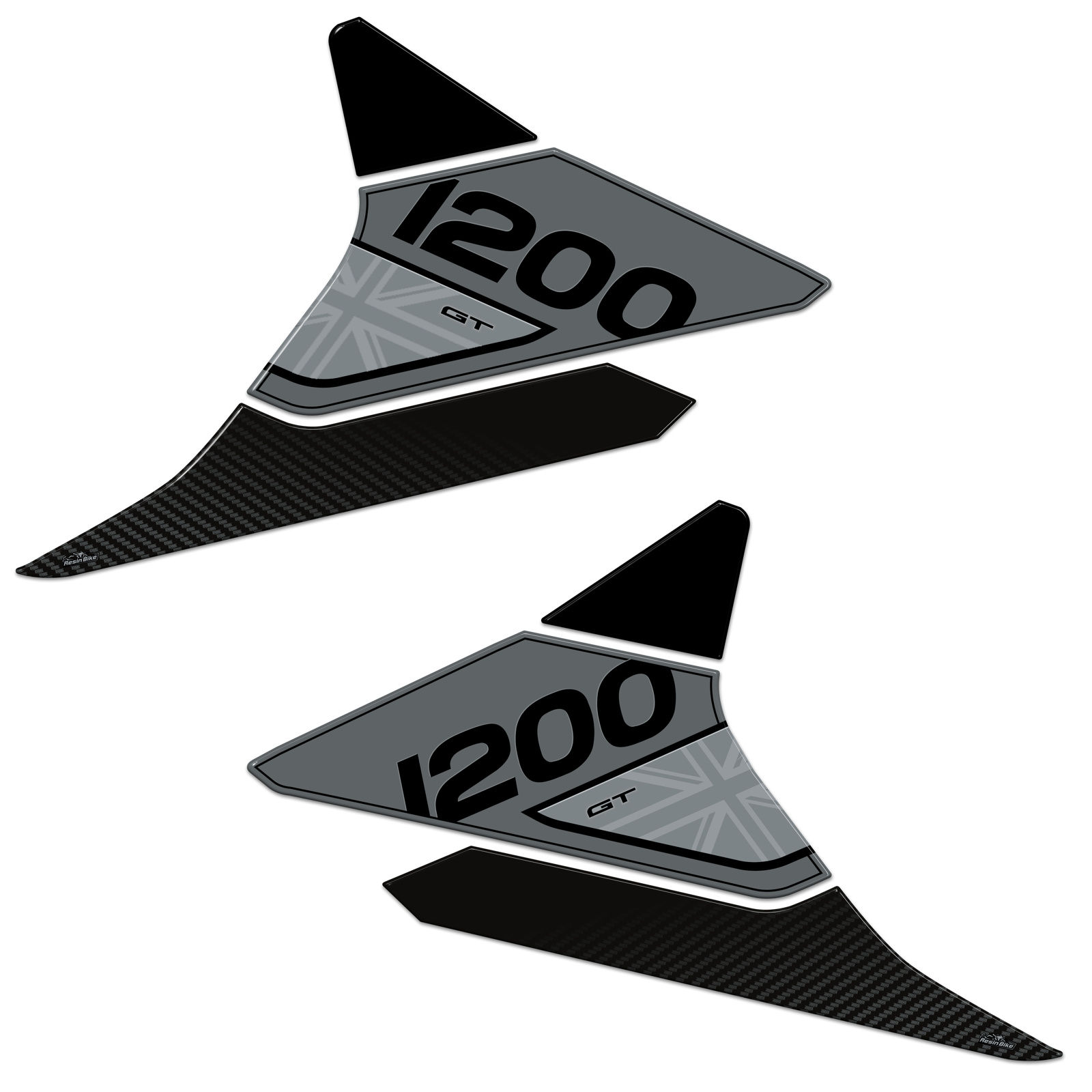 Motorcycle Stickers 3d Tank Sides Triumph Tiger 1200 GT Pro compatible for  2023