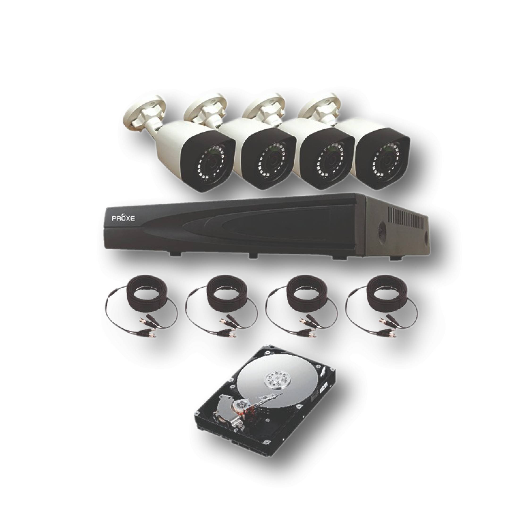 KIT VIDEOREGISTRATORE HVR 5MPX