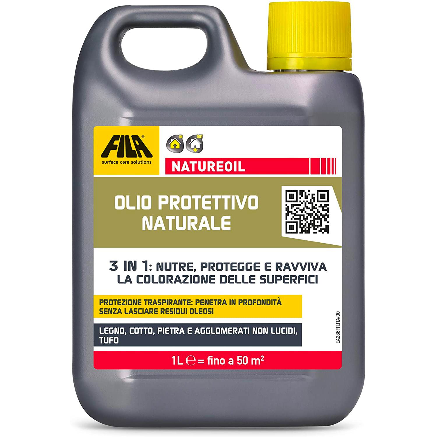 Olio per legno Prodotti Legno Mobili Antichi NatureOil 1 Litro Fila Protettivo  