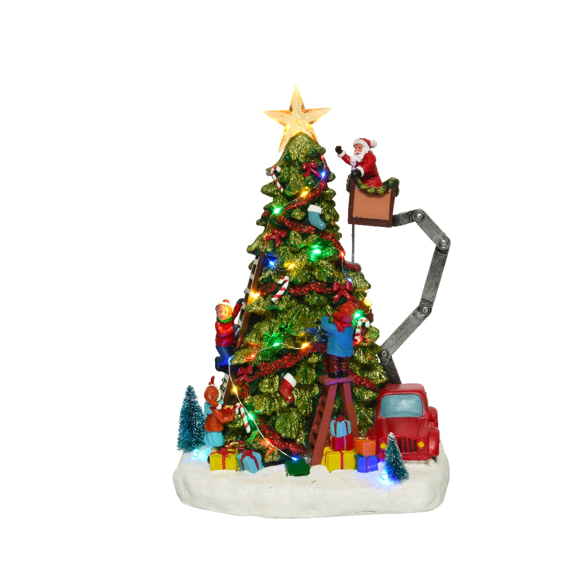 ALBERO DI NATALE CON CARRELLO