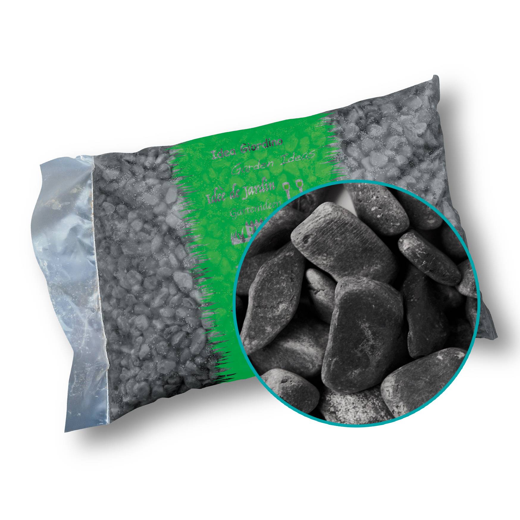 Ciottolo nero 25/40 20KG