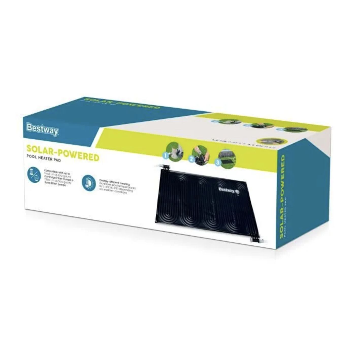 Bestway 58423-6 Pannello Riscaldatore per Piscine a energia solare 110x171