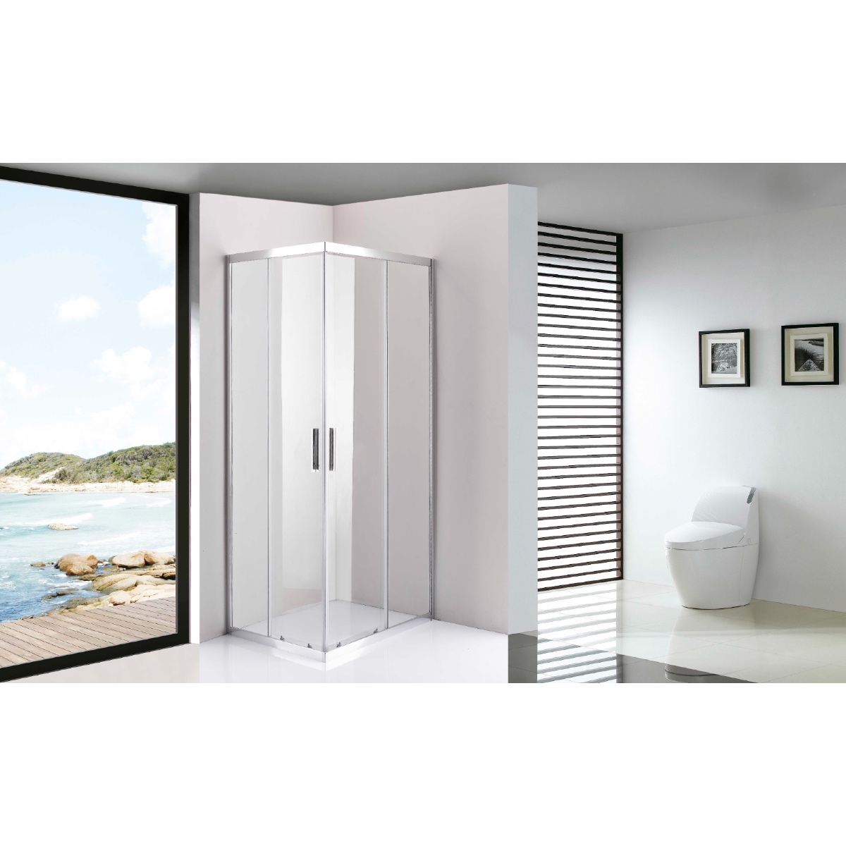 Box Doccia Angolare 67/69X87/89X190cm