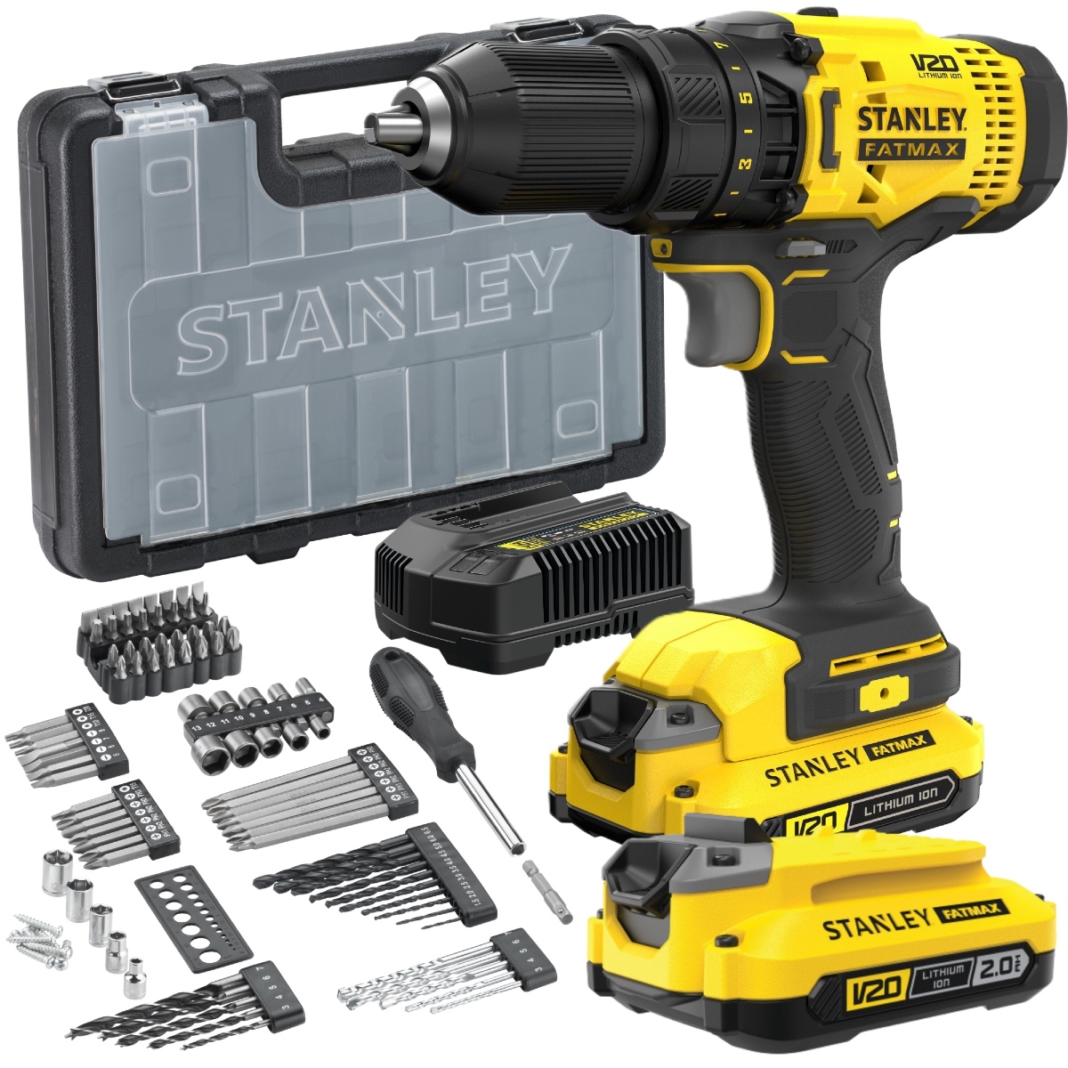 KIT TRAPANO AVVITATORE STANLEY