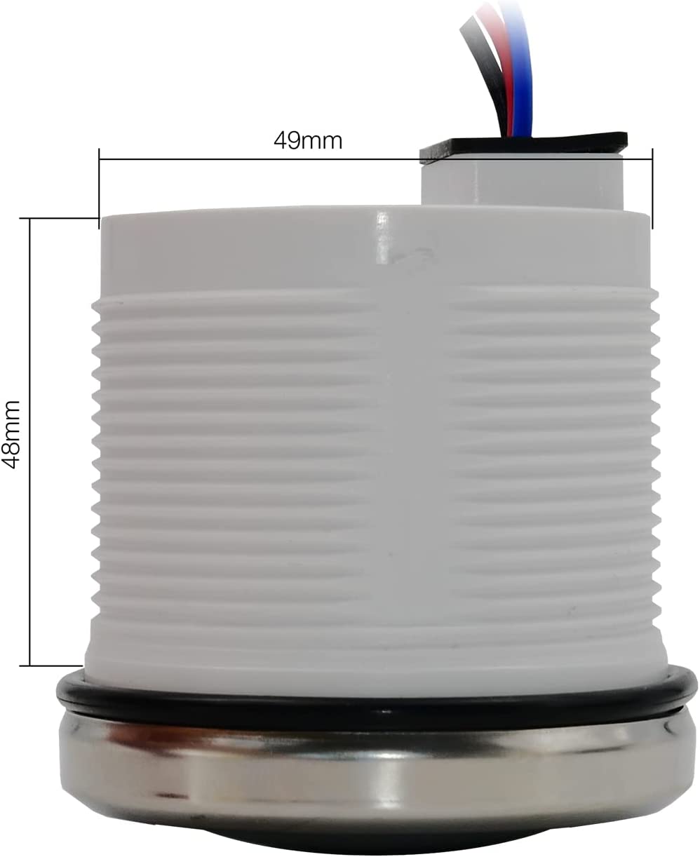Produktbild von Simoni Racing VM/A Voltmeter – Analoges Elektro-Spannungsmessgerät, Ø 52 Mm, Schwarzes Zifferblatt, Beleuchtet, Sportlicher Look