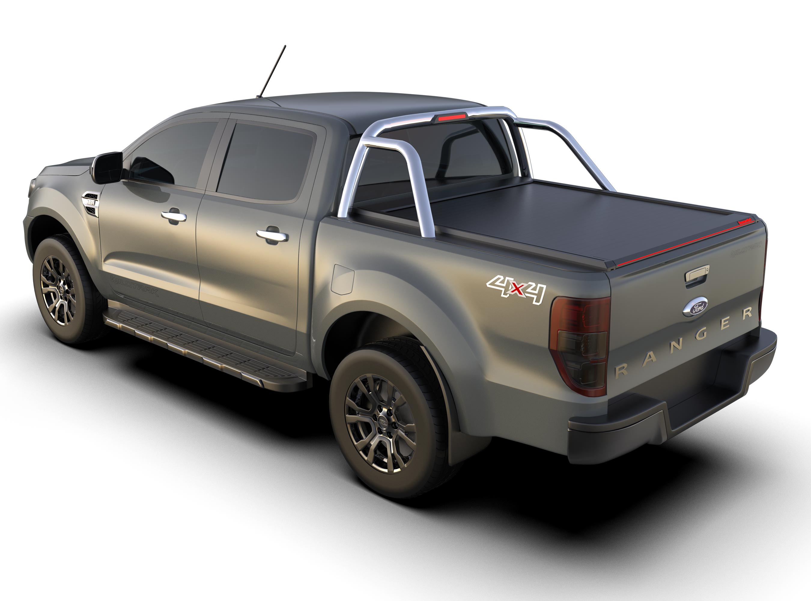 Copertura Maniglia Interna In ABS Effetto Carbonio Per Ford Ranger 2015-2021, Adesiva, Antigraffio