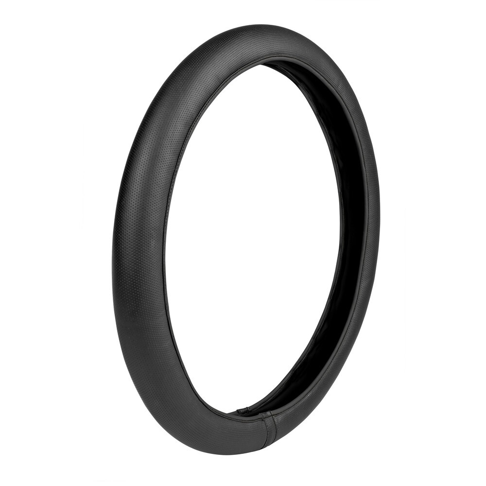 Lenkradbezug LERA-15 Echtes Merino Lammfell Schwarz