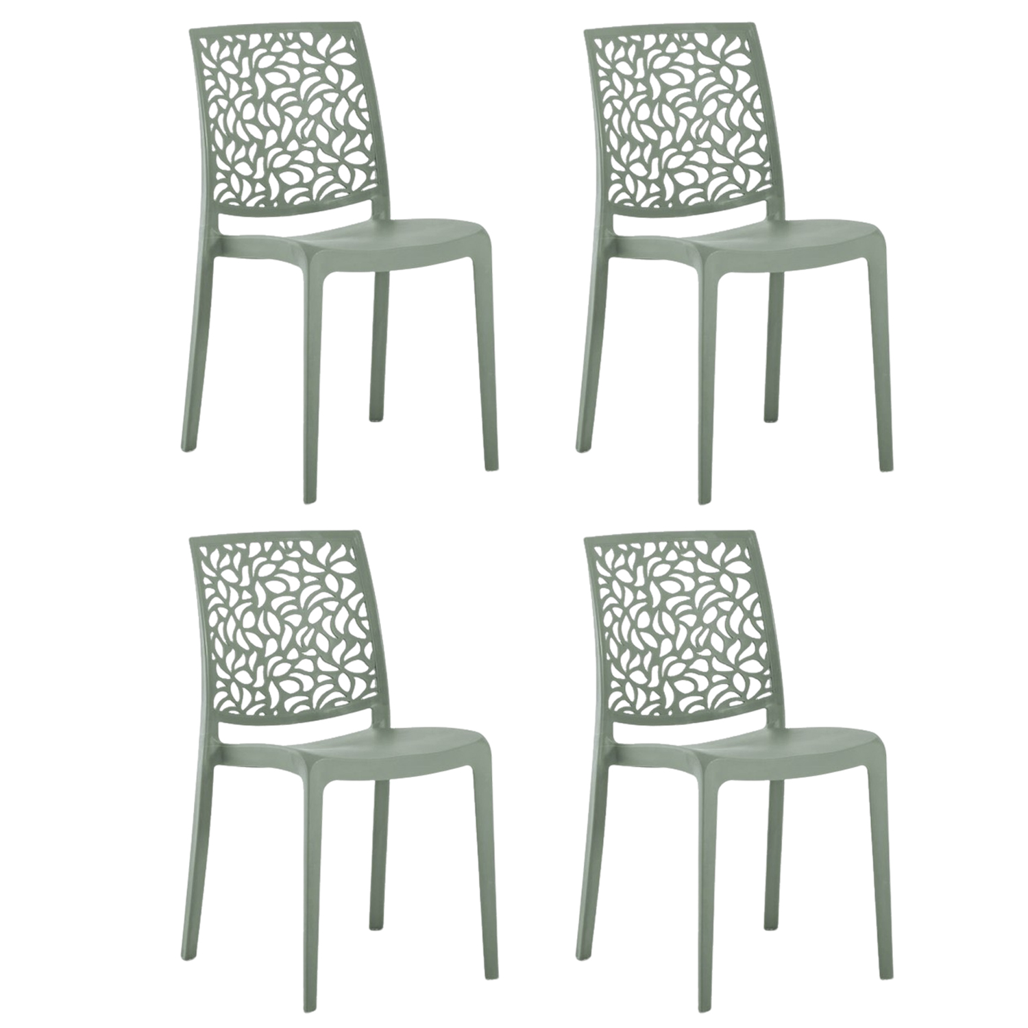 Sedia Da Interno Esterno In Polipropilene Giardino Impilabile Di Design Moderne - Foto 26 di 30