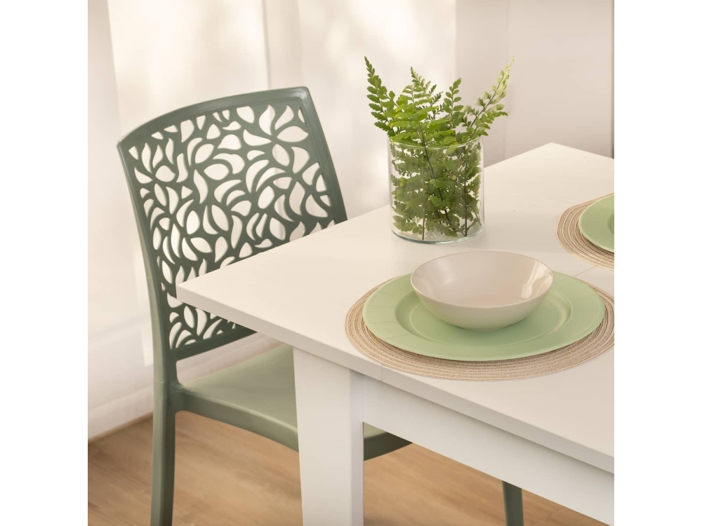 Sedia Da Interno Esterno In Polipropilene Giardino Impilabile Di Design Moderne - Foto 30 di 30