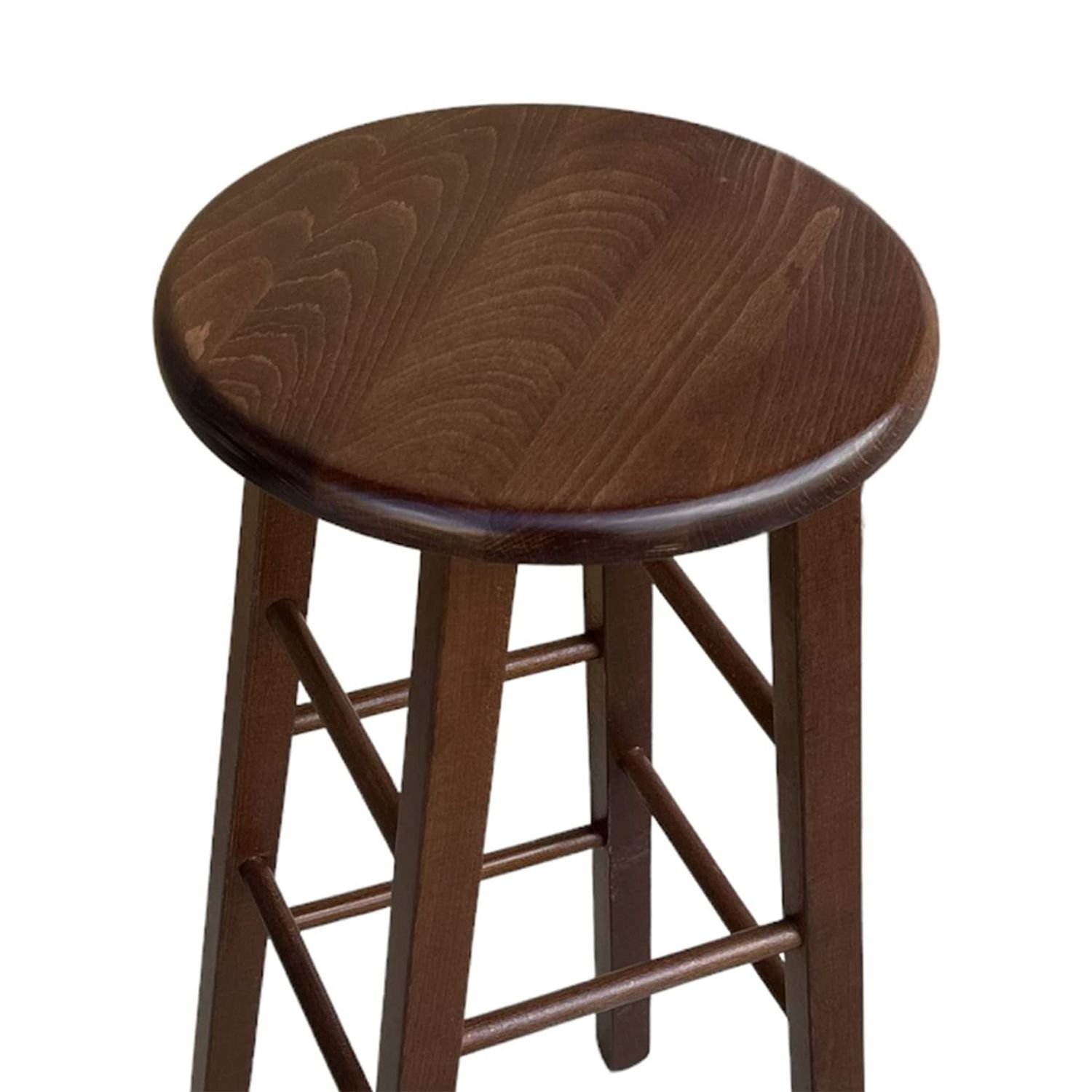 Sedile Sgabello Bar In Legno Massello 29,5 Cm | Piastra Rotonda Di Ricambio Per Sgabelli | Piano In Legno Liscio Fai Da Te