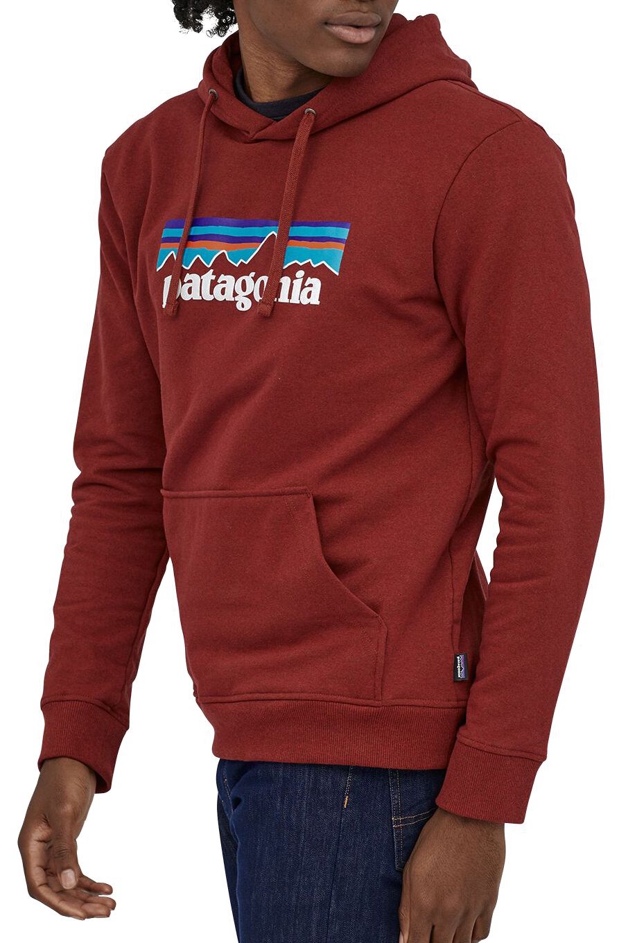 red patagonia sweatshirt