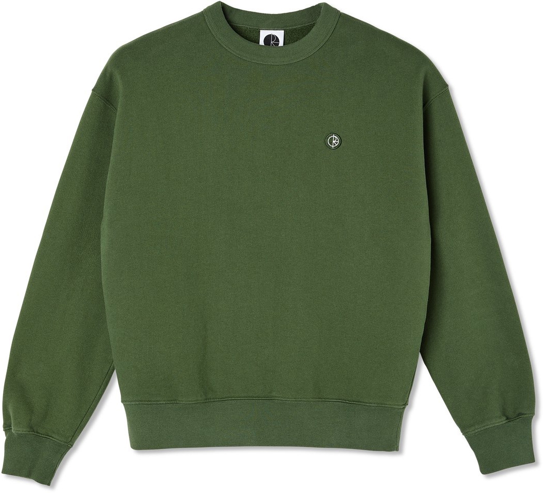 hunter green crew neck sweatshirt