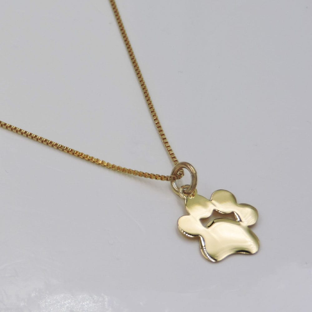 Collana Medaglietta Zampa Cane in Argento Personalizzabile con Incisione Nome - Foto 10 di 12