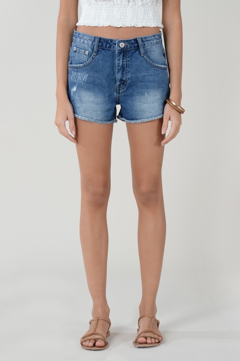 Jeans Flared Sfrangiati | Blu Indaco | Donna | Rinascimento