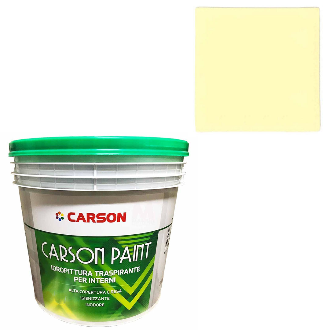 Pittura murale traspirante Muri Pareti Interni Idropittura coprente Carson Paint - Foto 19 di 202