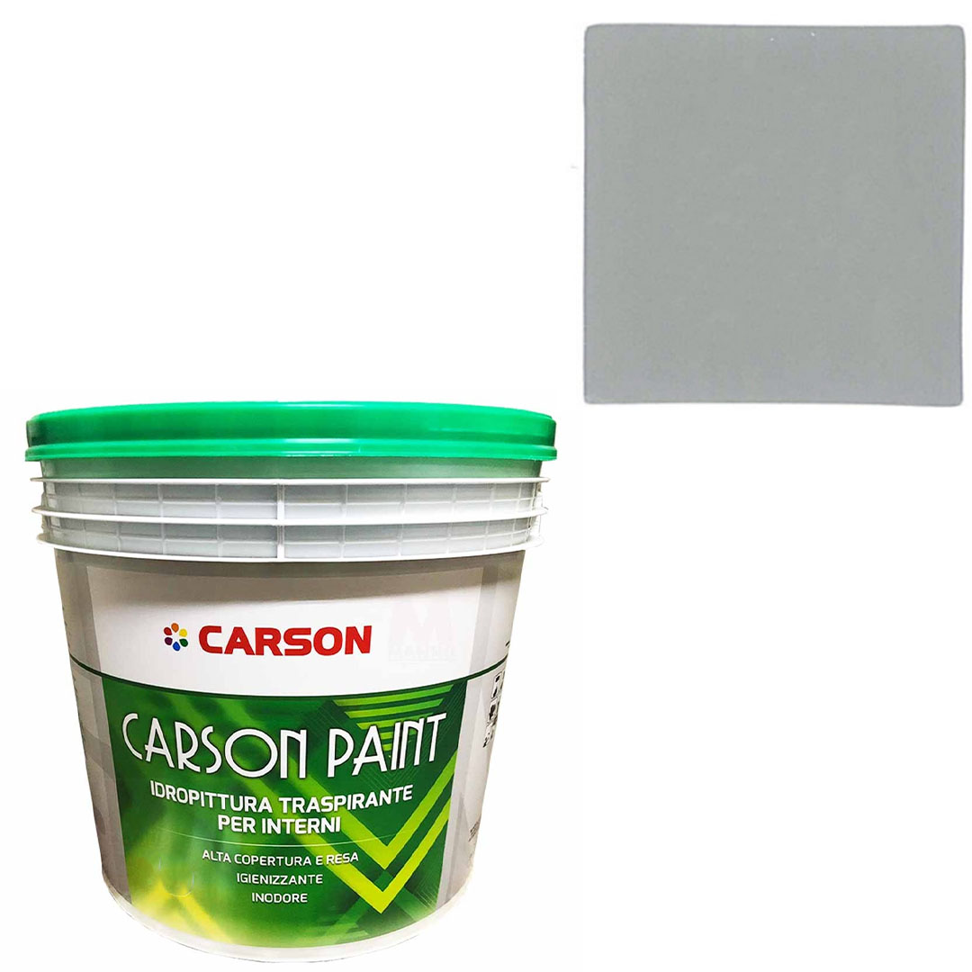 Pittura murale traspirante Muri Pareti Interni Idropittura coprente Carson Paint - Foto 59 di 202