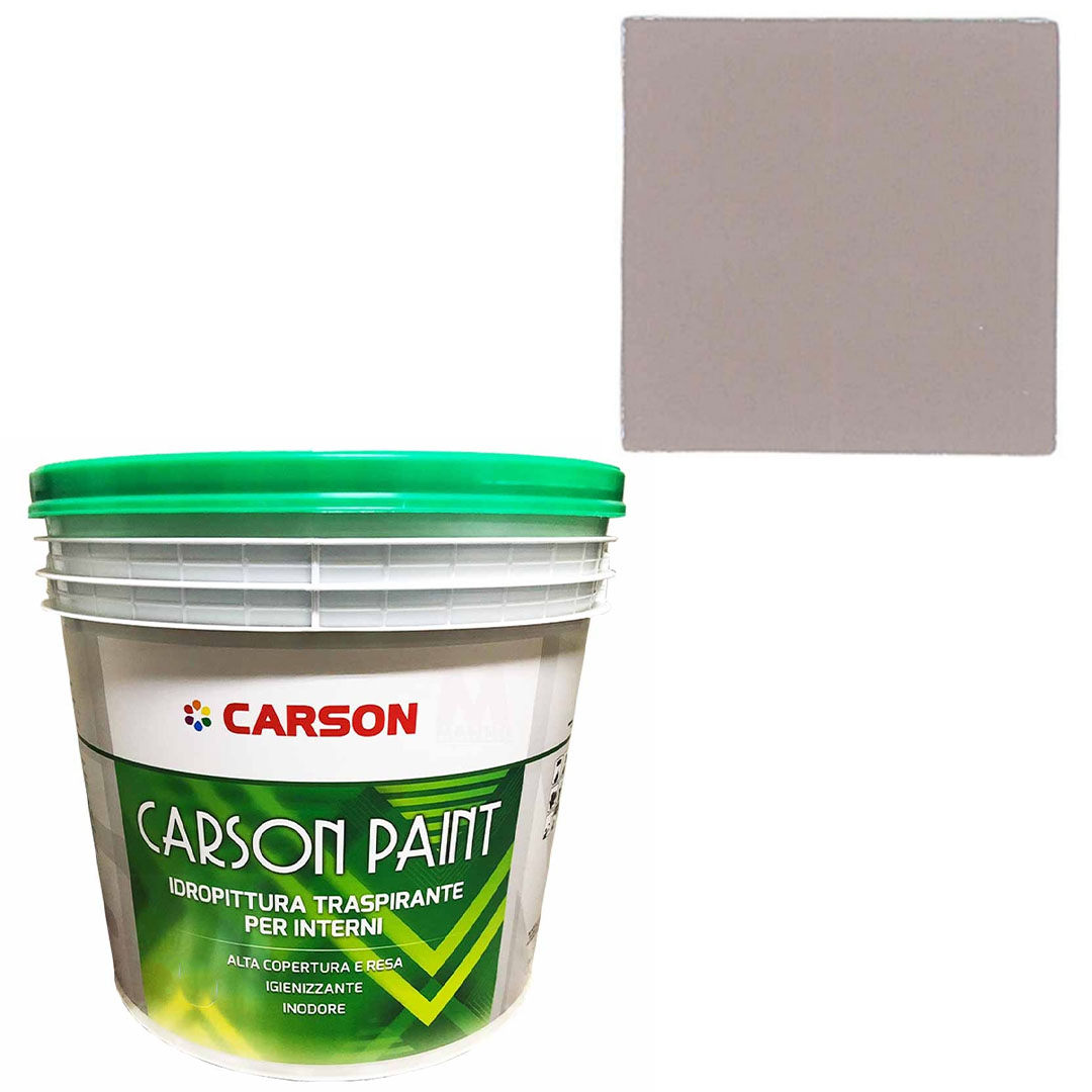 Pittura murale traspirante Muri Pareti Interni Idropittura coprente Carson Paint - Foto 75 di 202