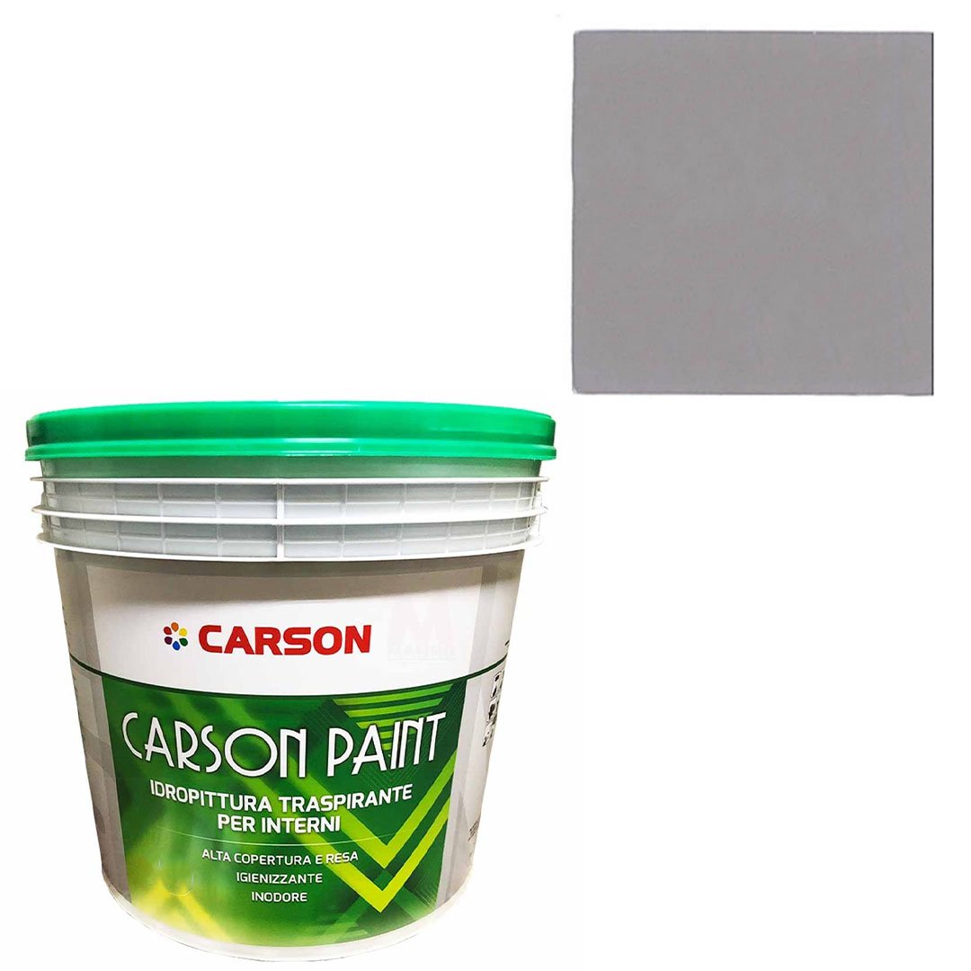 Pittura murale traspirante Muri Pareti Interni Idropittura coprente Carson Paint - Foto 83 di 202