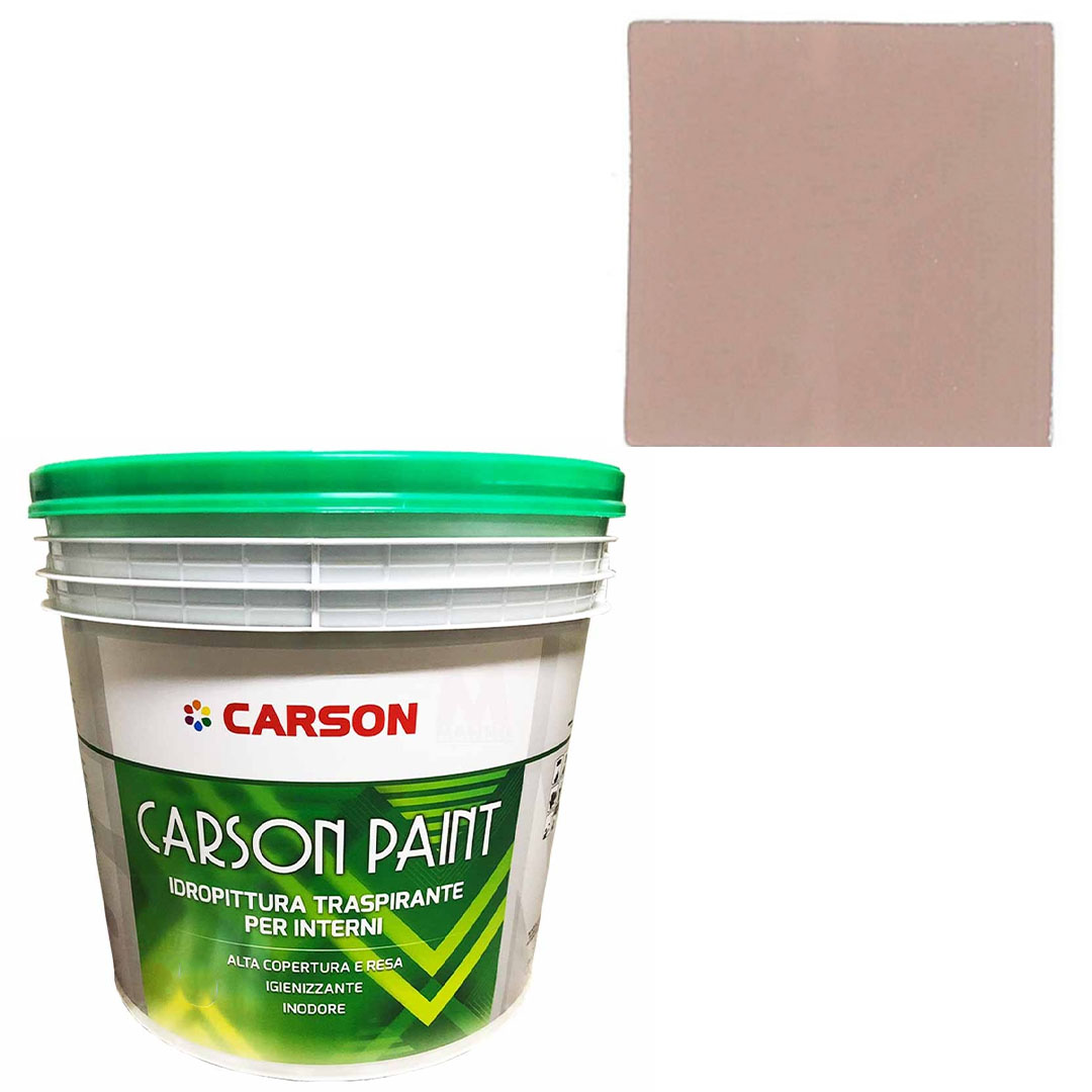 Pittura murale traspirante Muri Pareti Interni Idropittura coprente Carson Paint - Foto 99 di 202