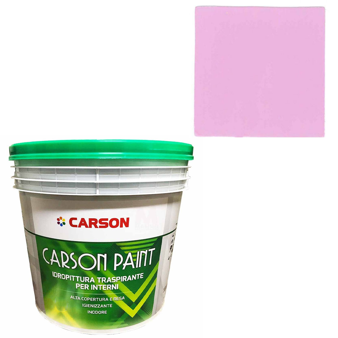 Pittura murale traspirante Muri Pareti Interni Idropittura coprente Carson Paint - Foto 131 di 202
