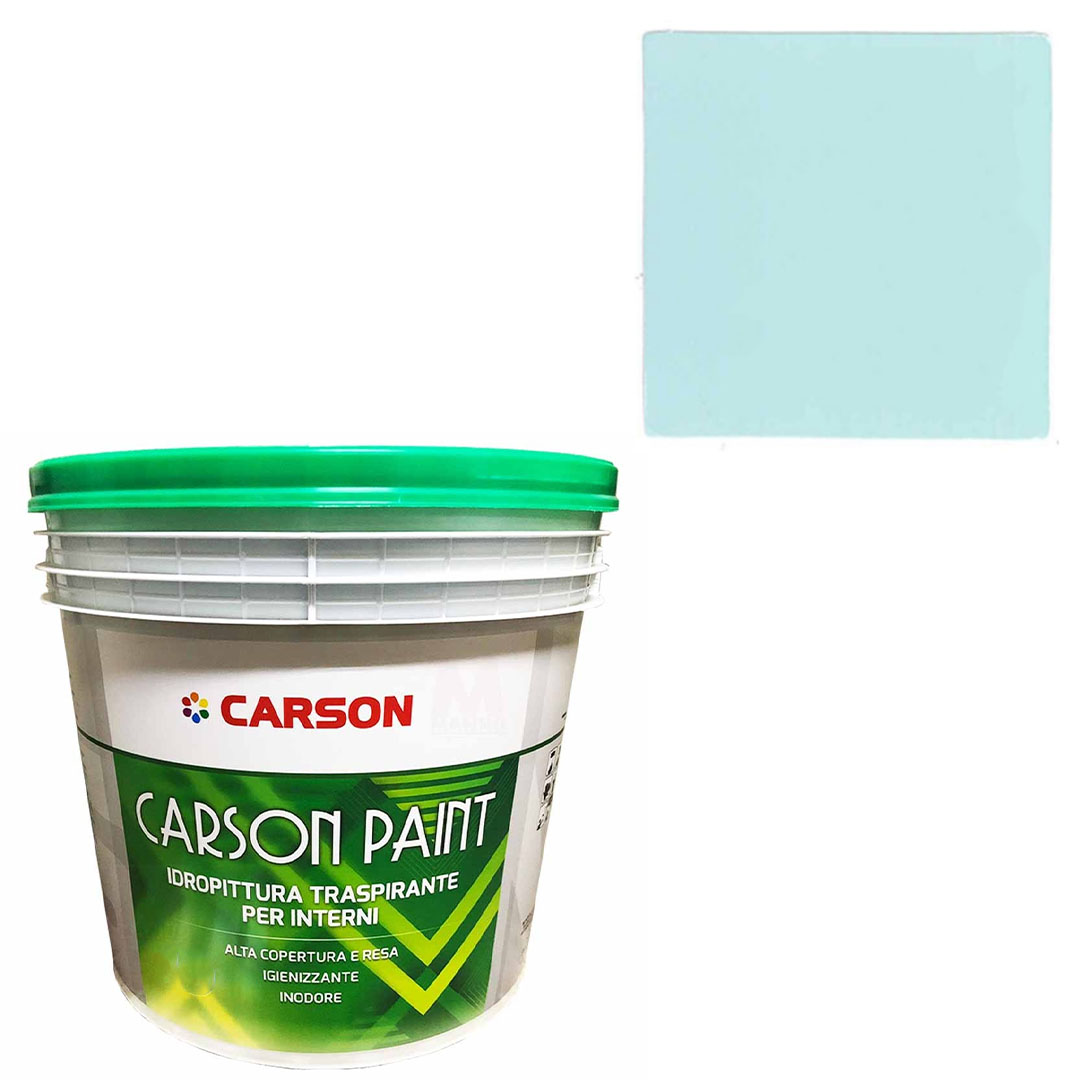 Pittura murale traspirante Muri Pareti Interni Idropittura coprente Carson Paint - Foto 155 di 202
