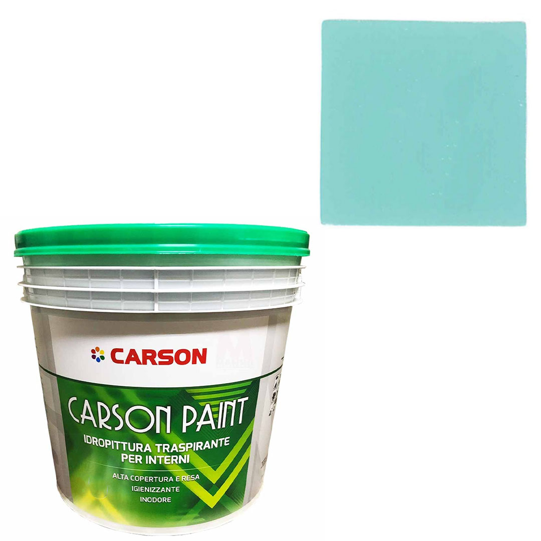 Pittura murale traspirante Muri Pareti Interni Idropittura coprente Carson Paint - Foto 163 di 202