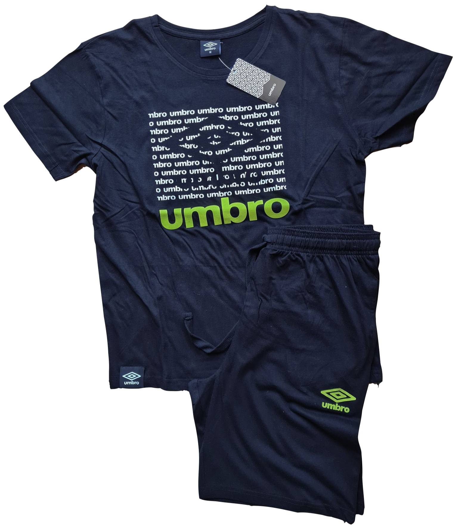 Completo Uomo Umbro Sport Maglia Pantaloncino Cotone Manica Corta Estate  Relax | eBay