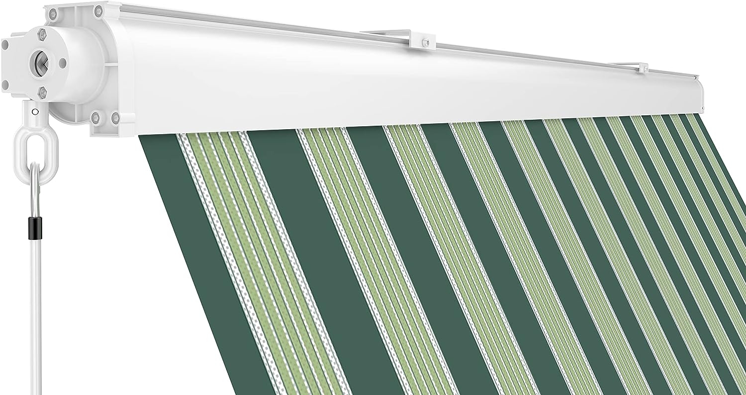 Tenda da sole a Caduta Cassonata in Alluminio Balcone Finestra Soffitto o Parete - Foto 11 di 16