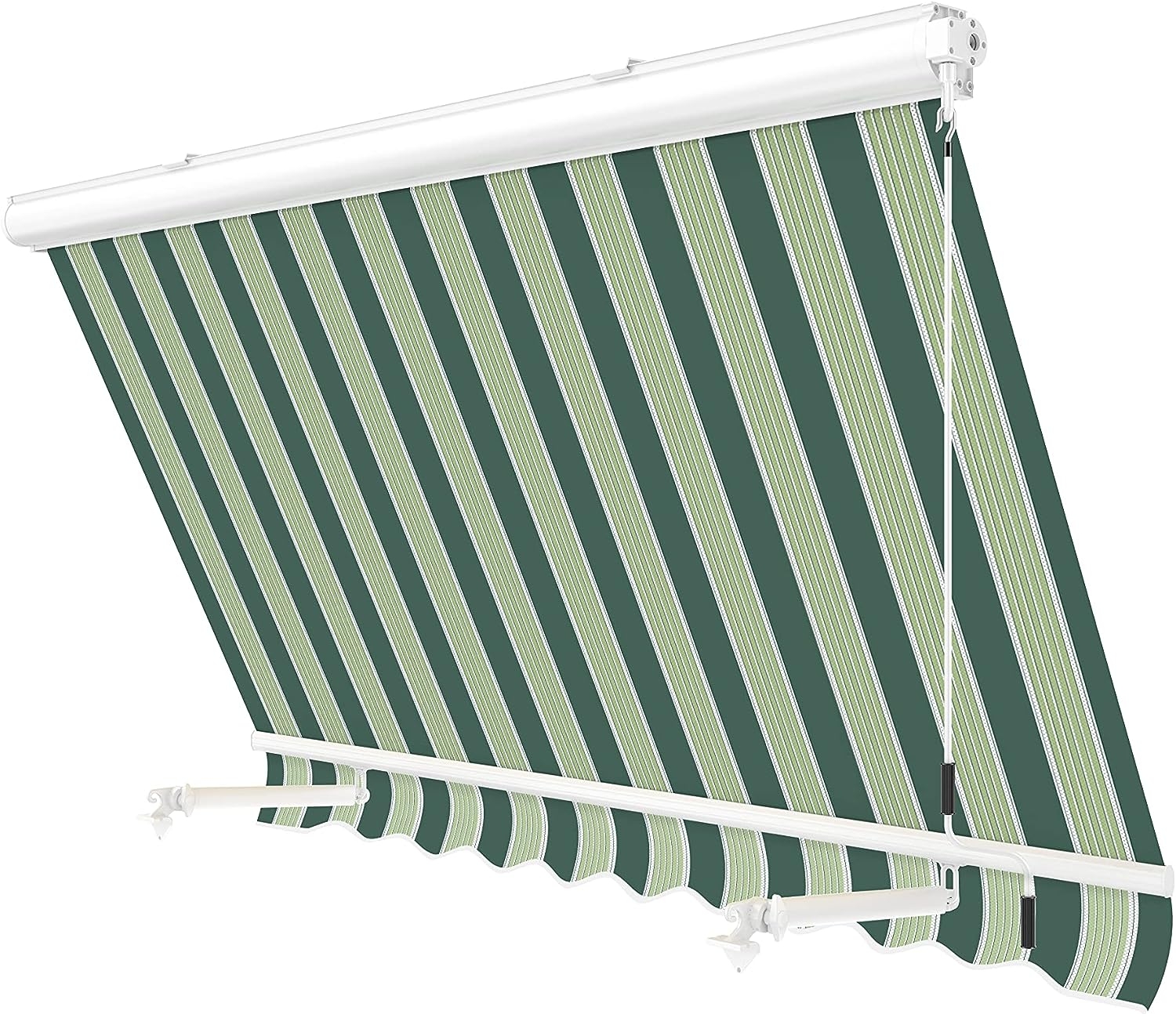 Tenda da sole a Caduta Cassonata in Alluminio Balcone Finestra Soffitto o Parete - Foto 13 di 16