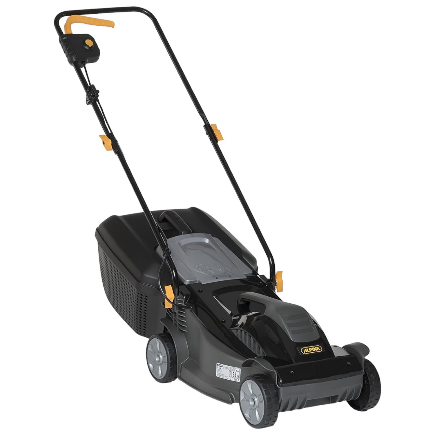 Image of Alpina Rasaerba Elettrico BL 320 E, Larghezza Taglio 32 cm, Motore da 1000 W, fino a 300 m², Altezza di Taglio Regolabi