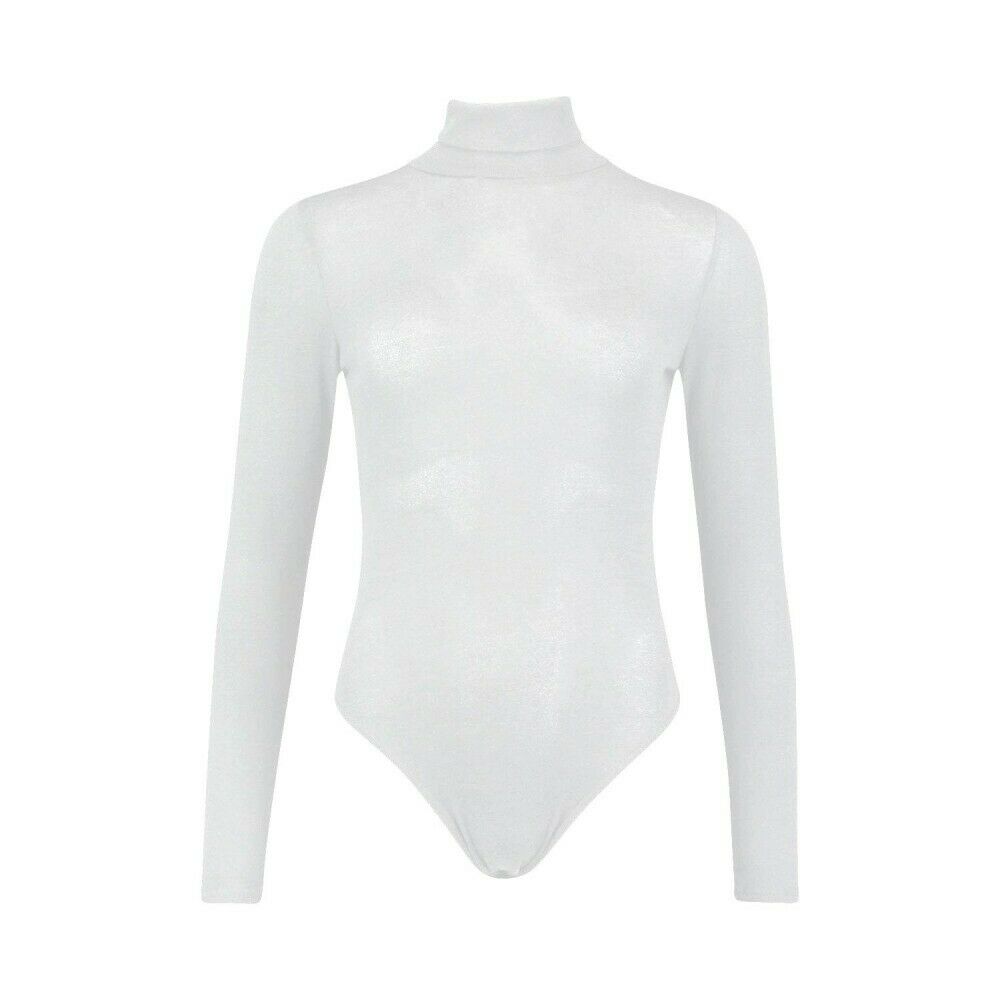 BODY DONNA TERMICO Maniche Lunghe Dolcevita Collo Alto Interno Felpato KA39  EUR 11,90 - PicClick IT