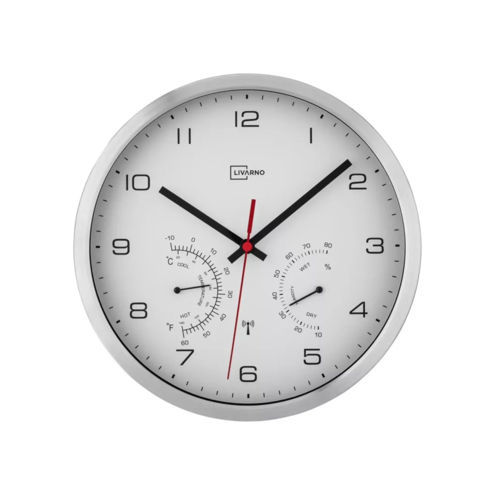 Orologio Da Parete Luuk Lifestyle Con Fenicottero Verde - 30 Cm, Silenzioso, Design Minimalista, Per Cucina Soggiorno - 2