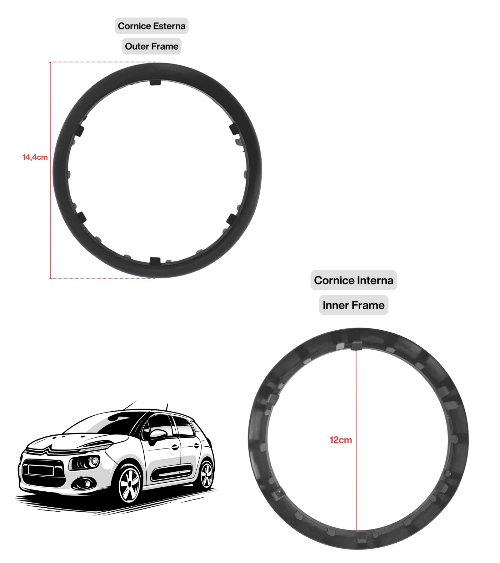 Pomello Cambio Citroen C3 2003-2009 - Kit 5 Marce Con Cuffia In Similpelle, Nero, OEM 2403CV - Foto 4