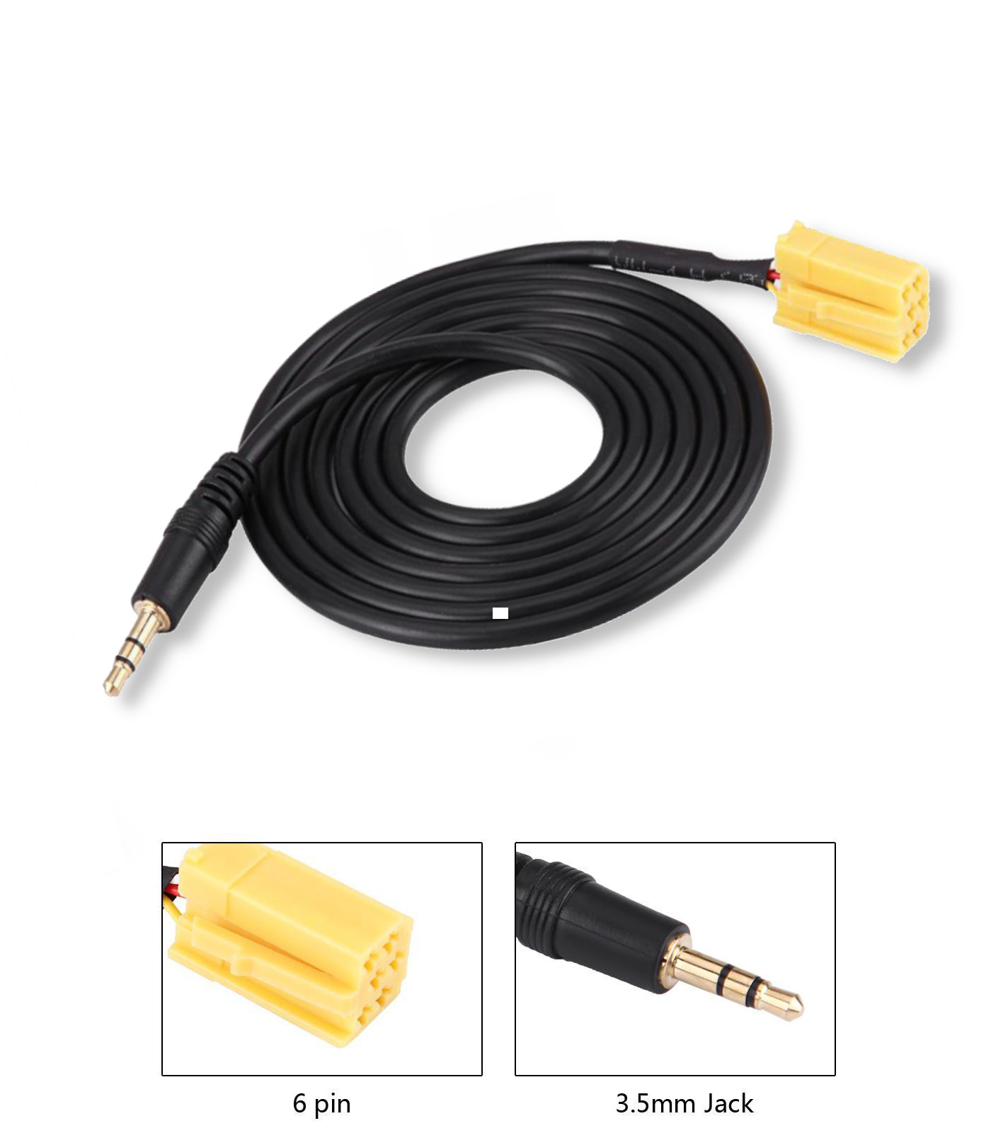 Cavo AUX Per Autoradio Blaupunkt/Continental - Jack Maschio, Compatibile Fiat Punto, Panda, Lancia Y - Foto 13