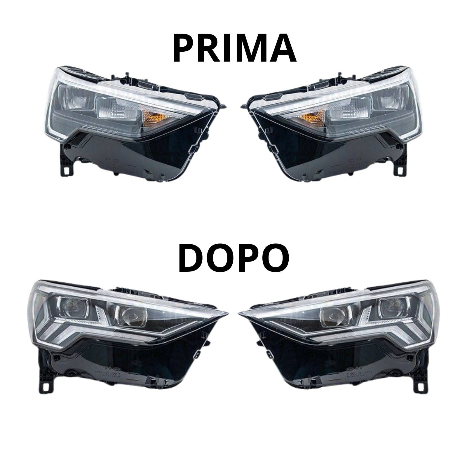 Modifycar Deflettori Fumé Per Audi Q3 Sportback (2019+) – Installazione Interna, Acrilico, 5 Porte, Per Finestrini Anteriori