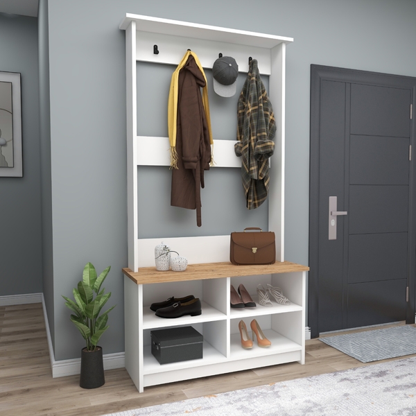 Mobile Da Appendere A Soffitto Con Cerchi In Conchiglia – Decorazione Boho 90 Cm - 4