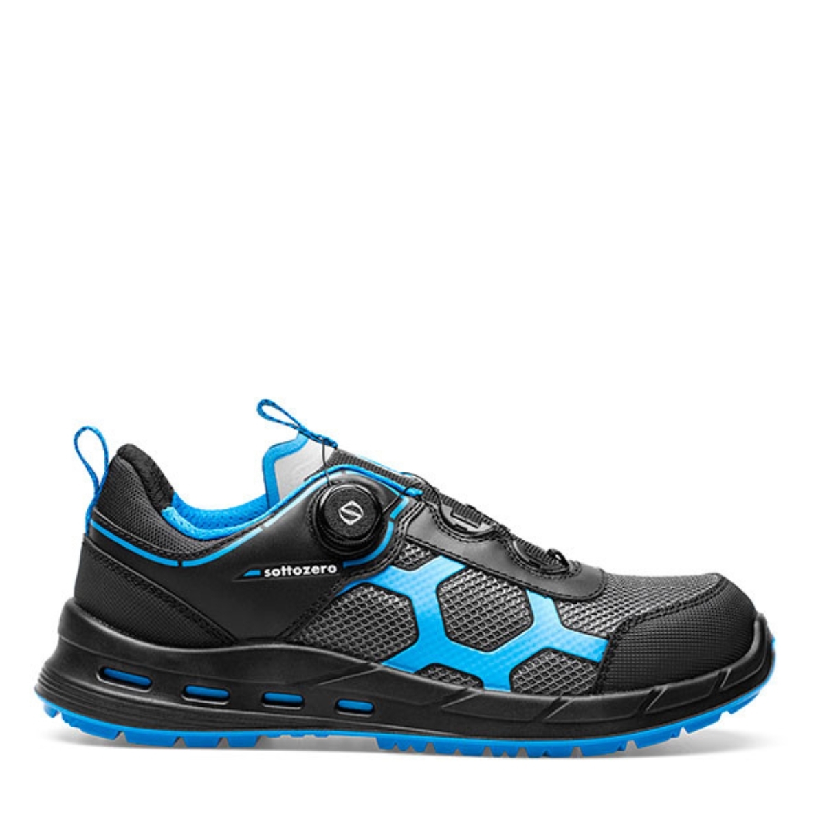 Scarpe da Lavoro Antinfortunistiche Basse con Rotore S3S ESD Ultra Leggera e Traspirante | Sottozero Modello UFO Plus 48