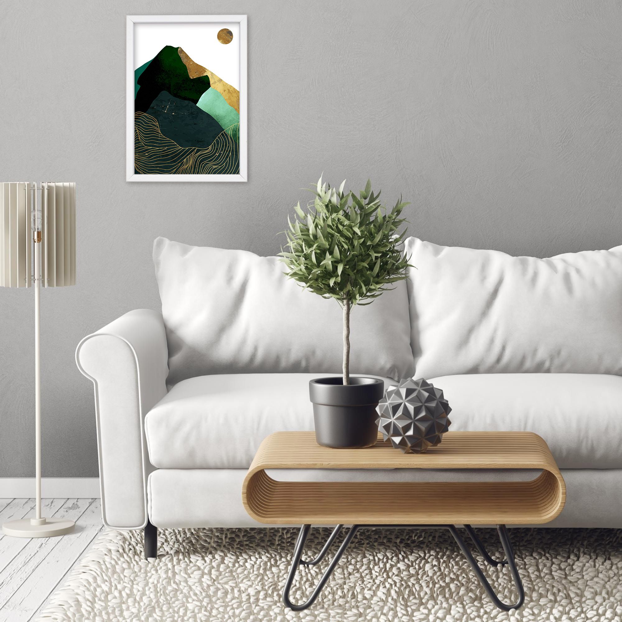 18 x 24 cm Cornice portafoto in legno da parete Rainbow green 
