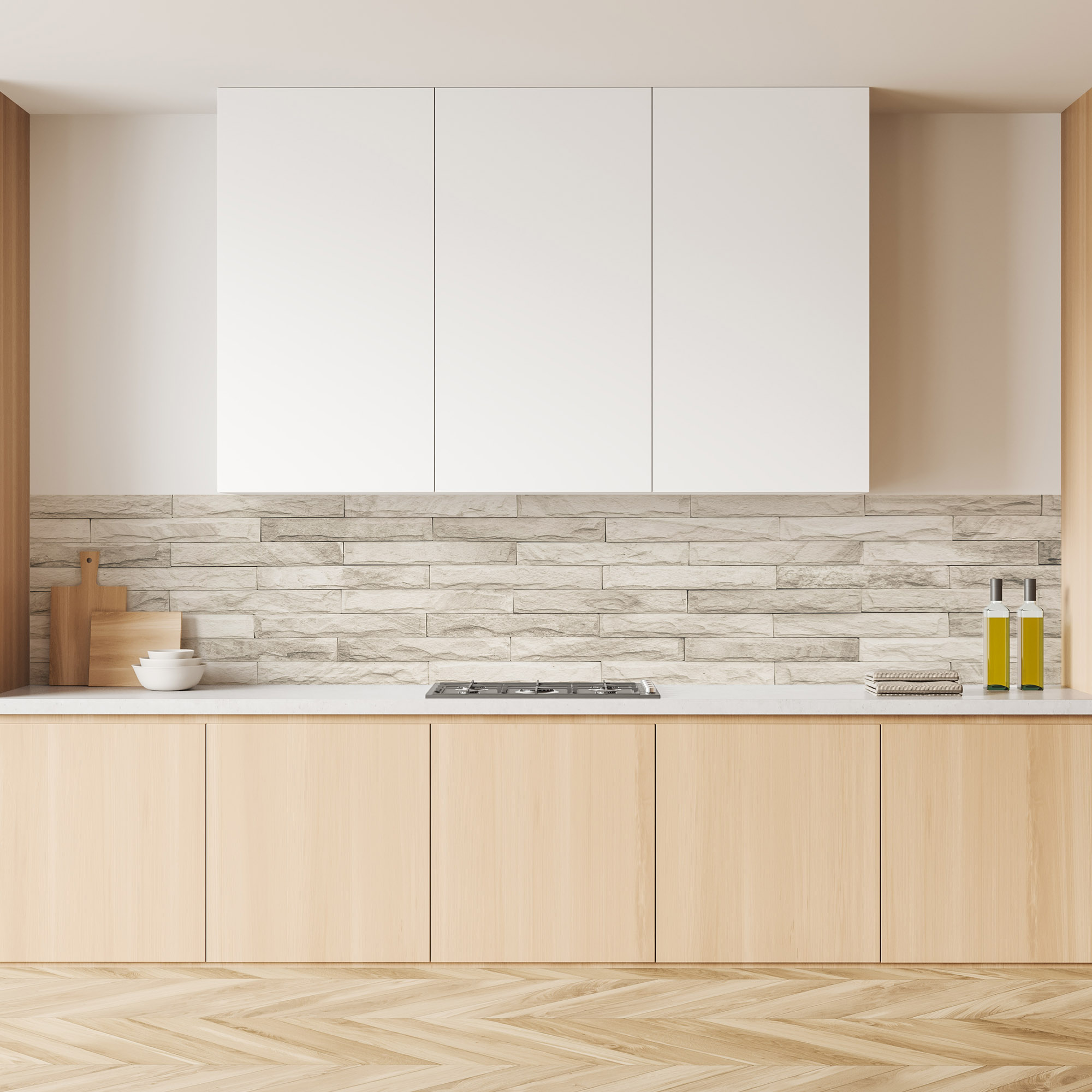 Lupia Pannello Paraschizzi Schienale Cucina stampato MATTONI WHITE - Foto 37 di 42