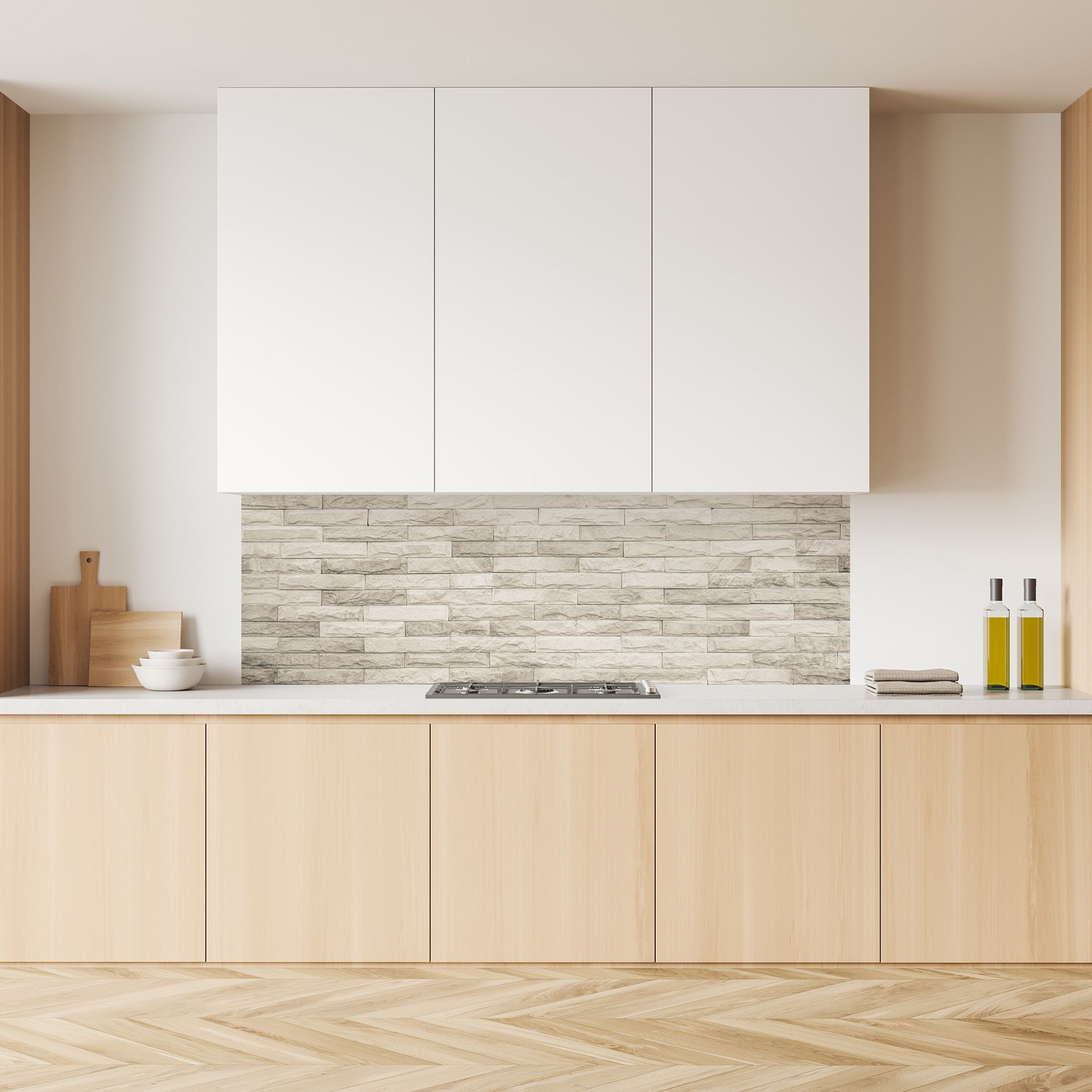 Lupia Pannello Paraschizzi Schienale Cucina stampato MATTONI WHITE - Foto 25 di 42