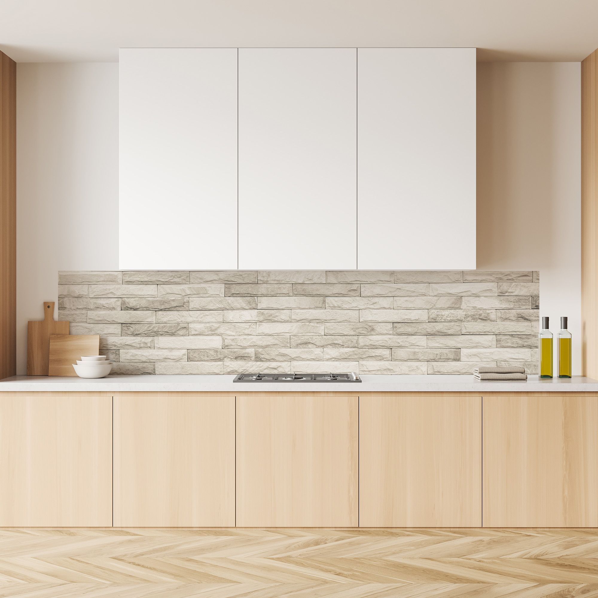 Lupia Pannello Paraschizzi Schienale Cucina stampato MATTONI WHITE - Foto 31 di 42