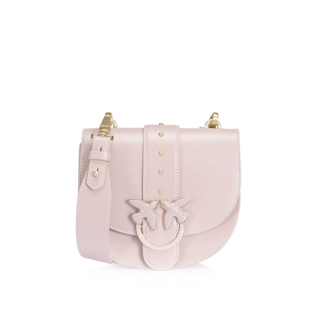 Women's Accessories Pinko Simply Round Light Pink Love Bag FW 19-20 | eBay
