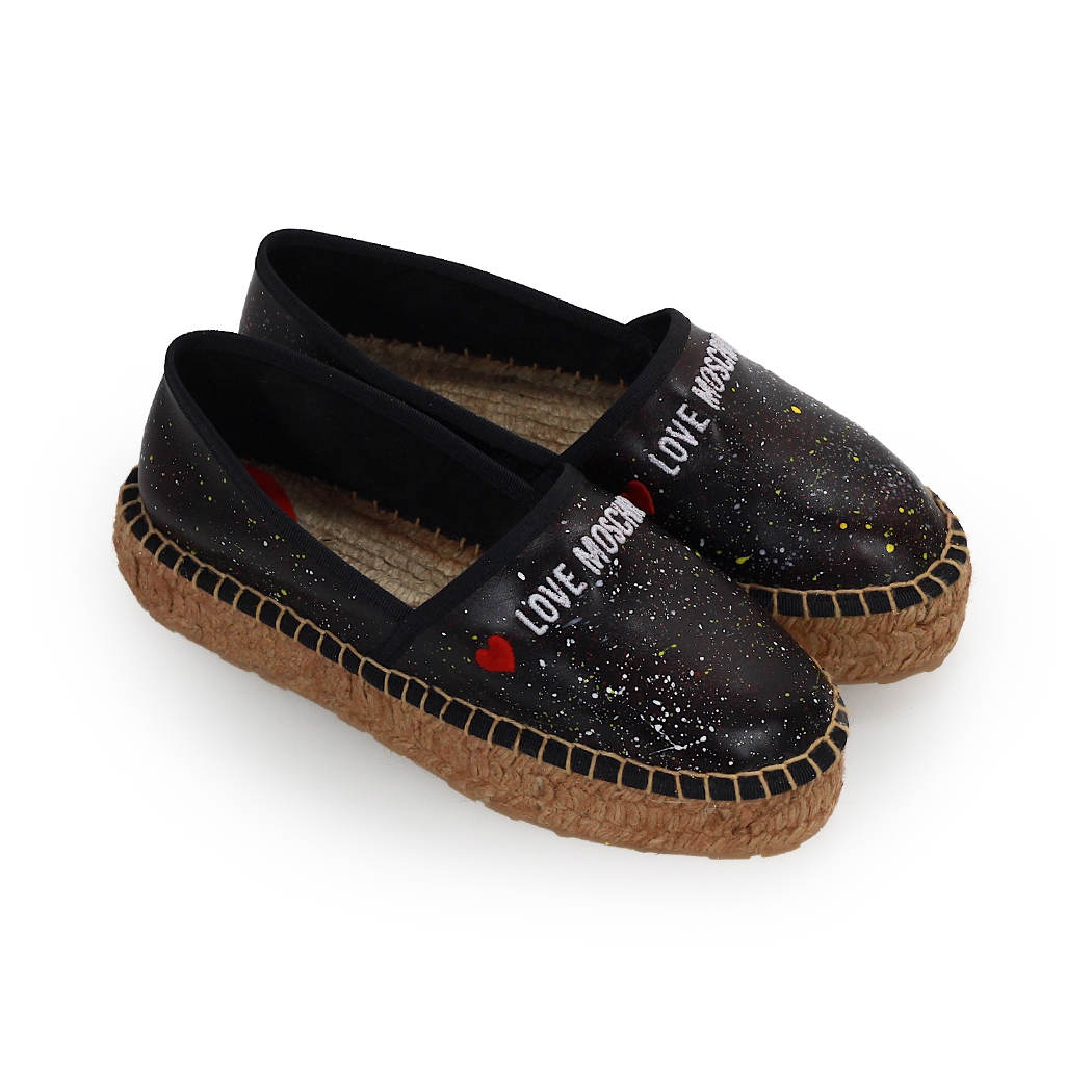 espadrille noir femme