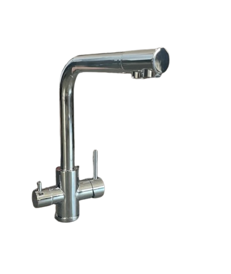 Image of Rubinetto miscelatore cucina doppia uscita per depuratore /acqua potabile