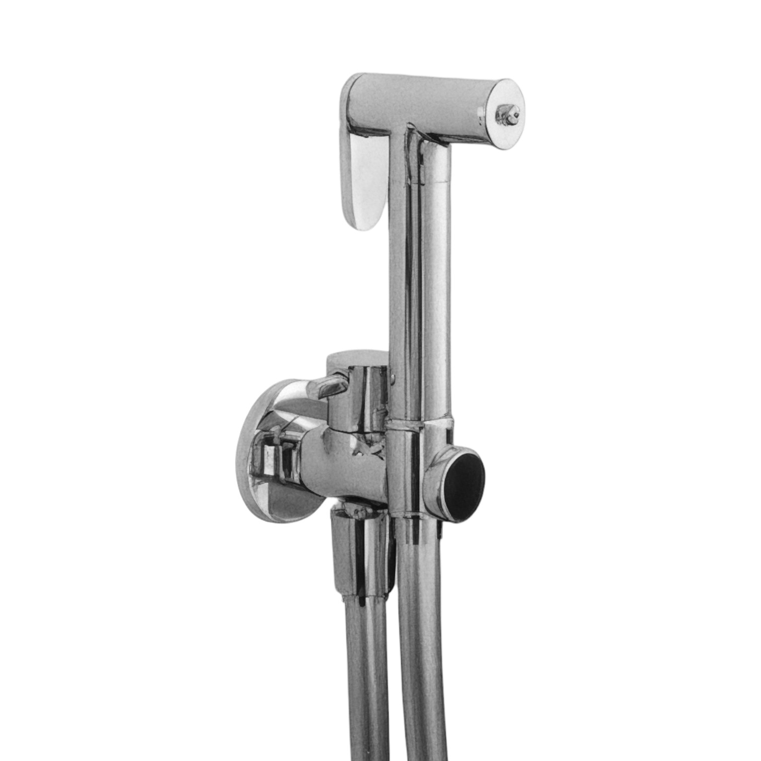 Set per wc tondo con rubinetto completo