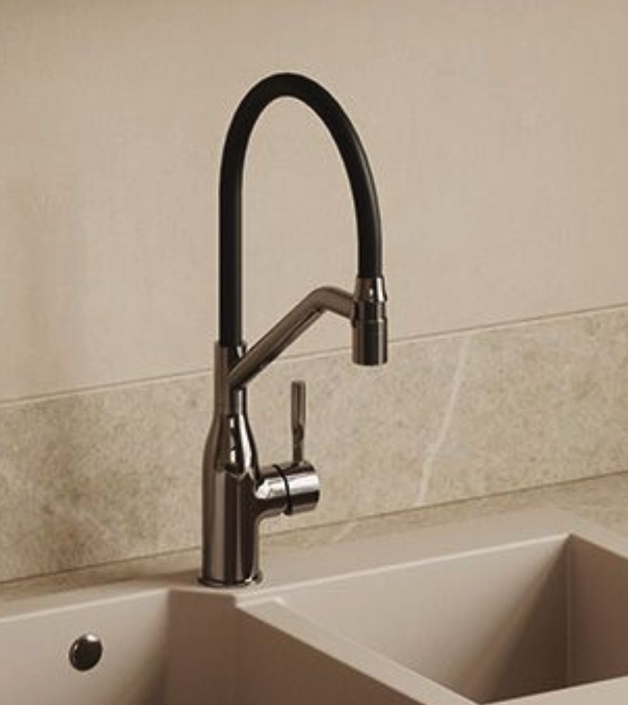 Rubinetto Lavello Cromato| Beccuccio Flessibile A U, Design Moderno E Risparmio Idrico-image